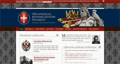 Desktop Screenshot of legitymizm.org